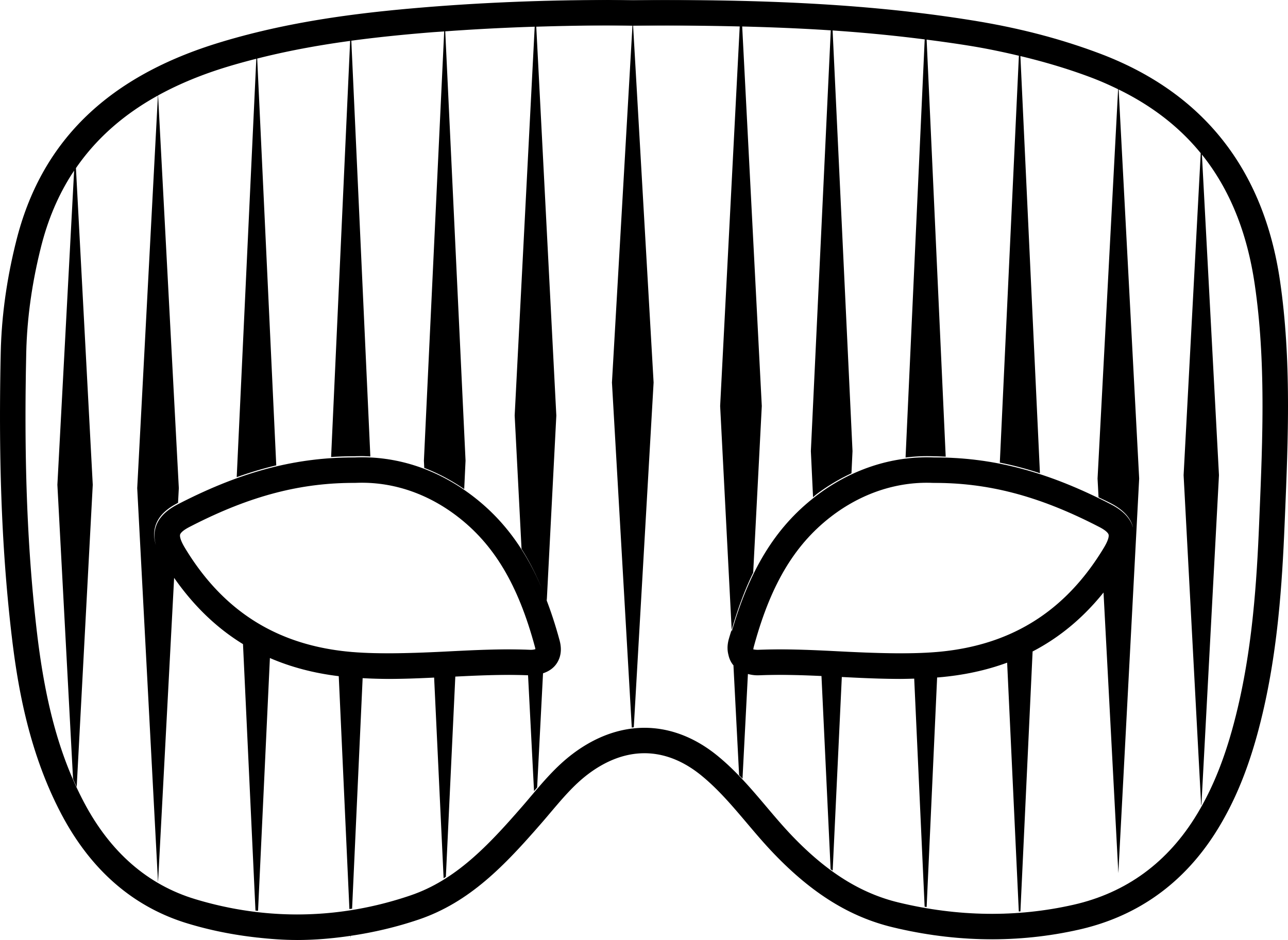 Carnival Mask With Vertical Thin Stripes Tracing Svg Vector Free Vectors